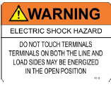 00 Electric Shock Hazard